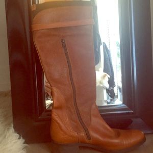 Max and Co caramel “riding” boots.
